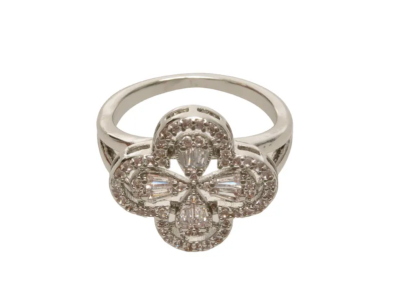 Inel argintiu, ICONSPARKLES 973, din metal