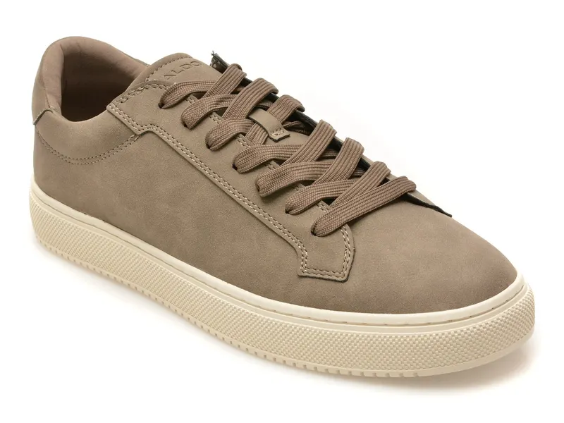 Pantofi sport gri, SEBBI 252, din piele ecologica