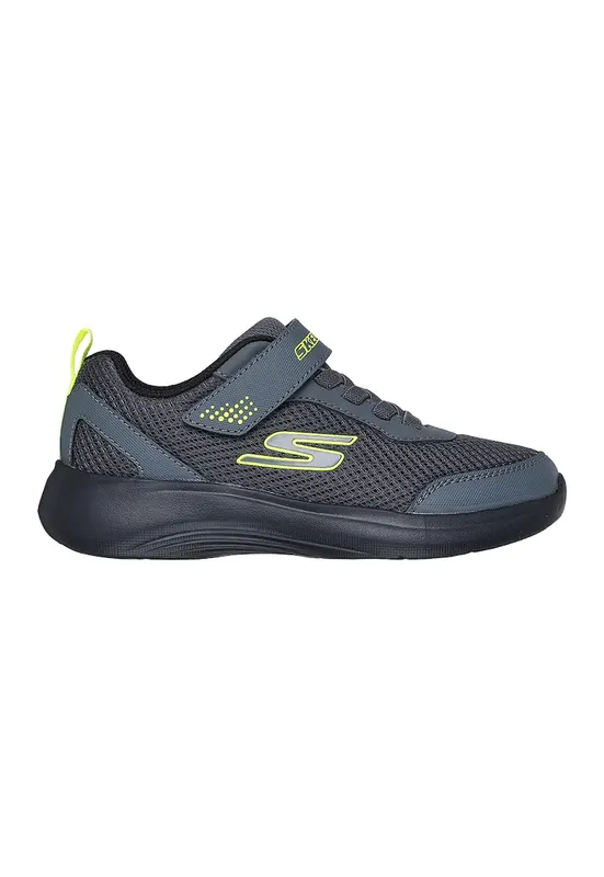 Pantofi sport cu logo si inchidere velcro Selectors-Reset Achieved - Gri carbune