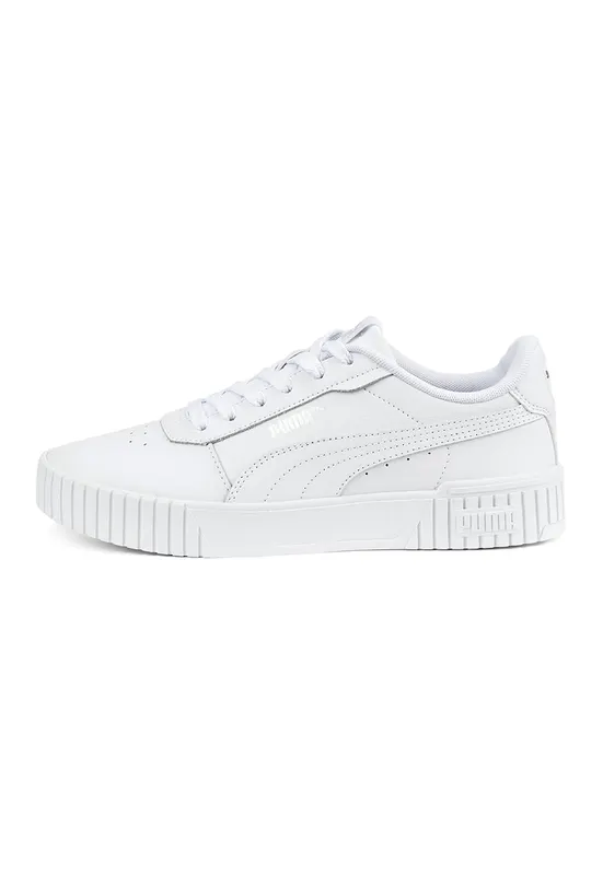 Pantofi sport de piele si piele ecologica Carina 2.0 - Alb