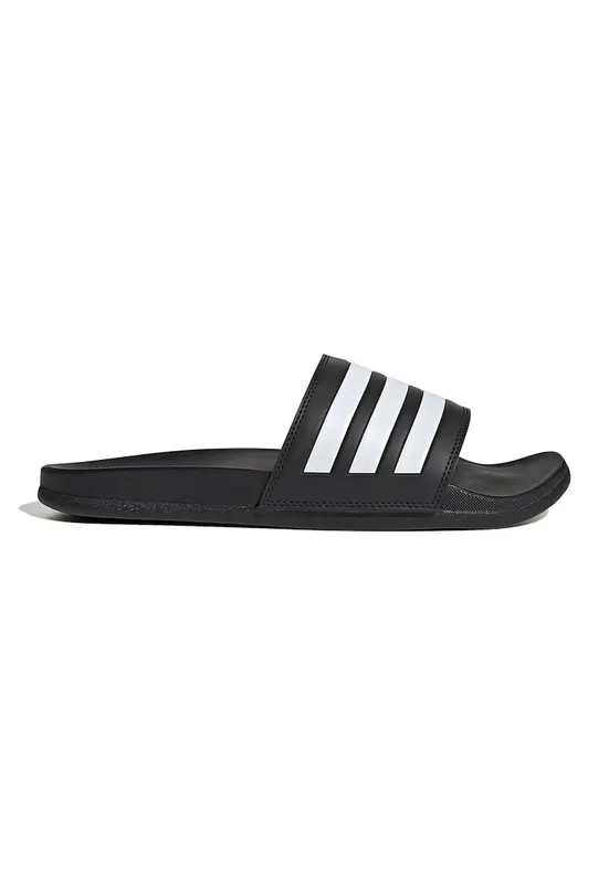 Papuci unisex Adilette Comfort - Alb/Negru