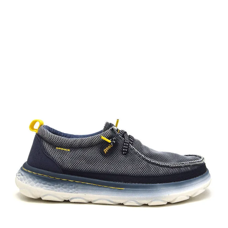 Mocasini ușori bărbați KAUAI WALLABEE KNIT bleumarin din textil 3951bm61090bl