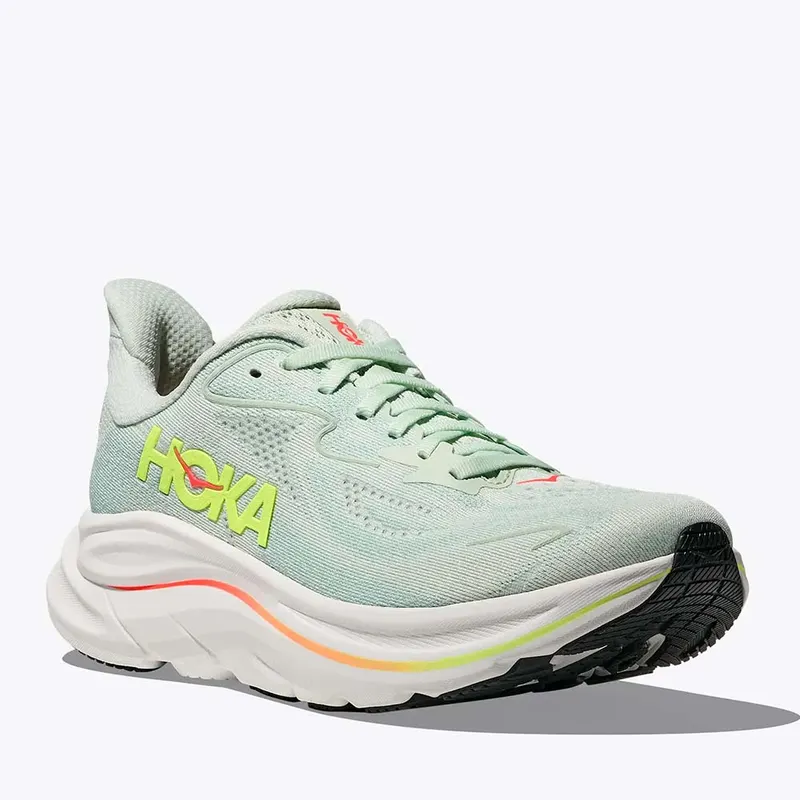 Pantofi sport femei Hoka Clifton 10 verde deschis 3971DPS1162031V — imaginea 2