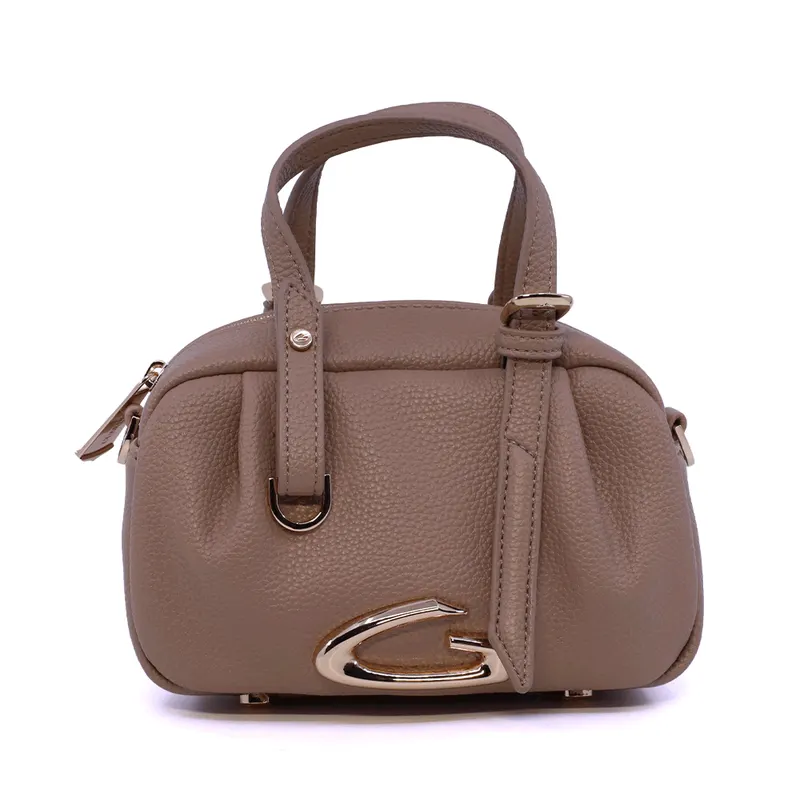 Poșetă crossbody femei Guardiani Origami taupe 811POSSGHD002TA