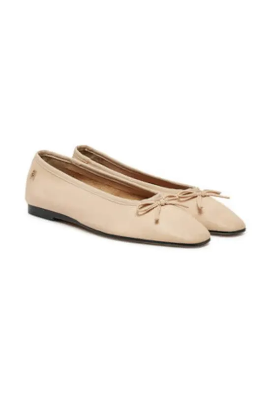 Balerini de dama - 305156051 - piele naturala - bej