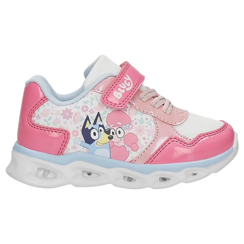 Sneakers roz Bluey pentru fete cu talpă luminoasă BARTEK 87042-15