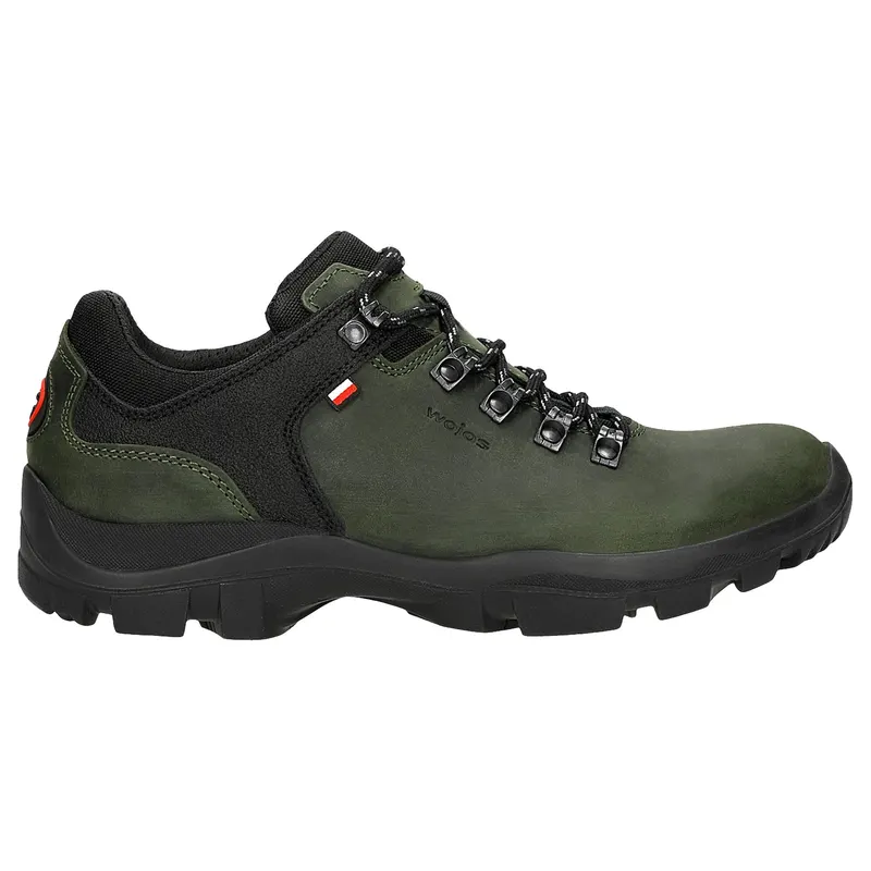 Pantofi de trekking verde-negru barbati