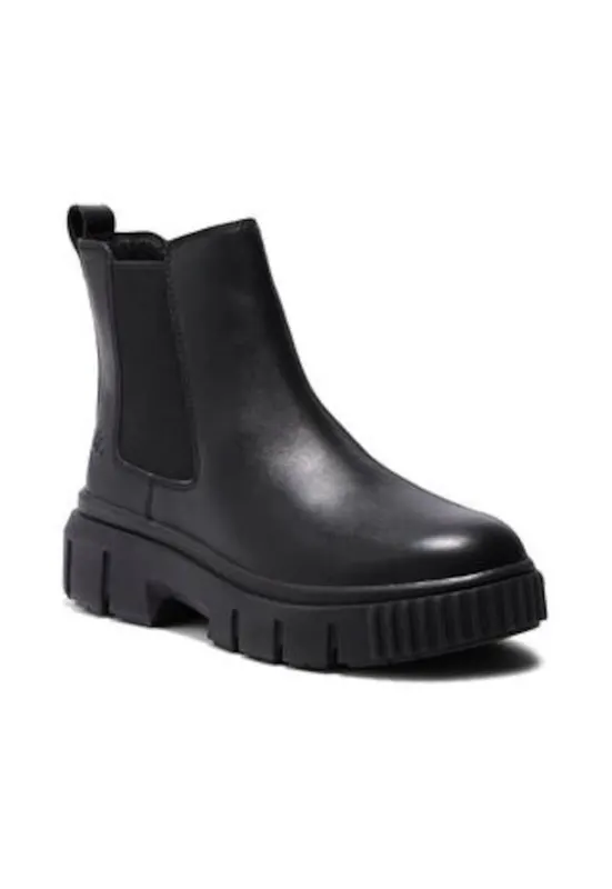 Ghete Chelsea de piele Greyfield