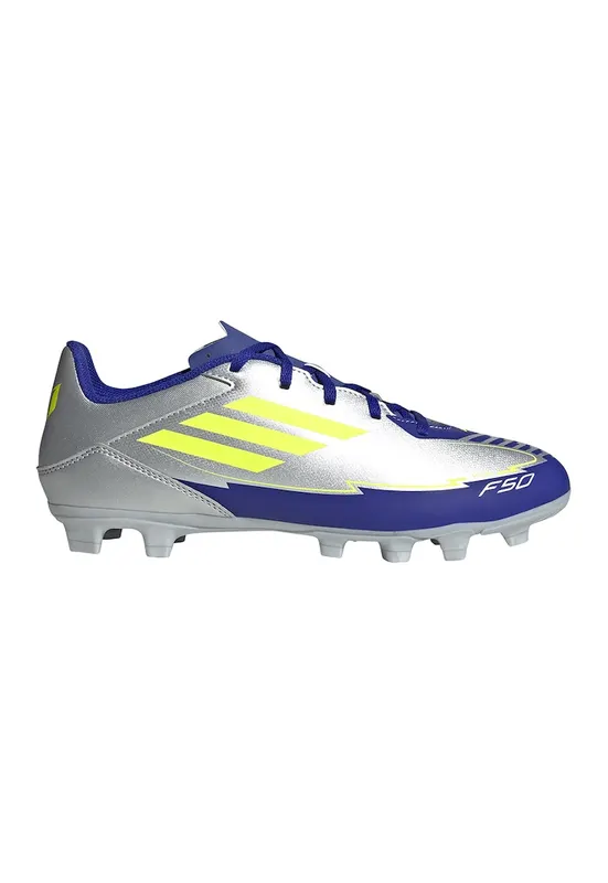 Pantofi pentru fotbal F50 Club Messi - Albastru/Argintiu