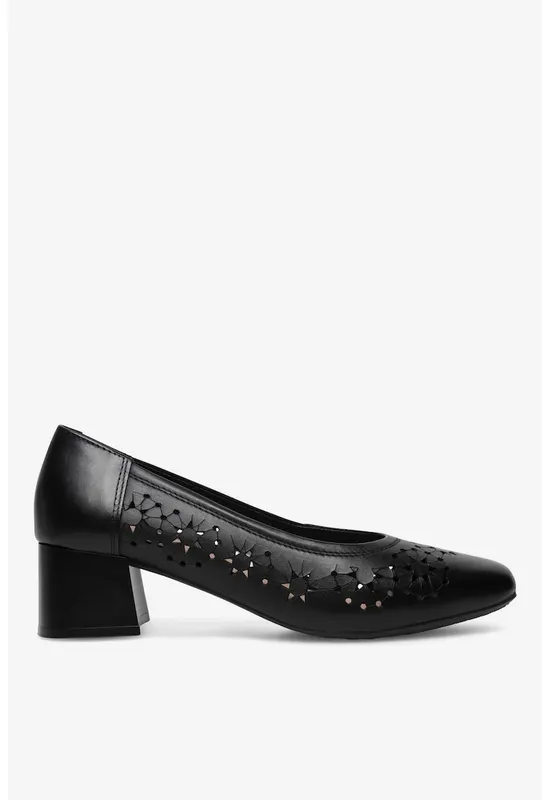 Pantofi dama 5905588561514 - Piele naturala - Negru - Negru