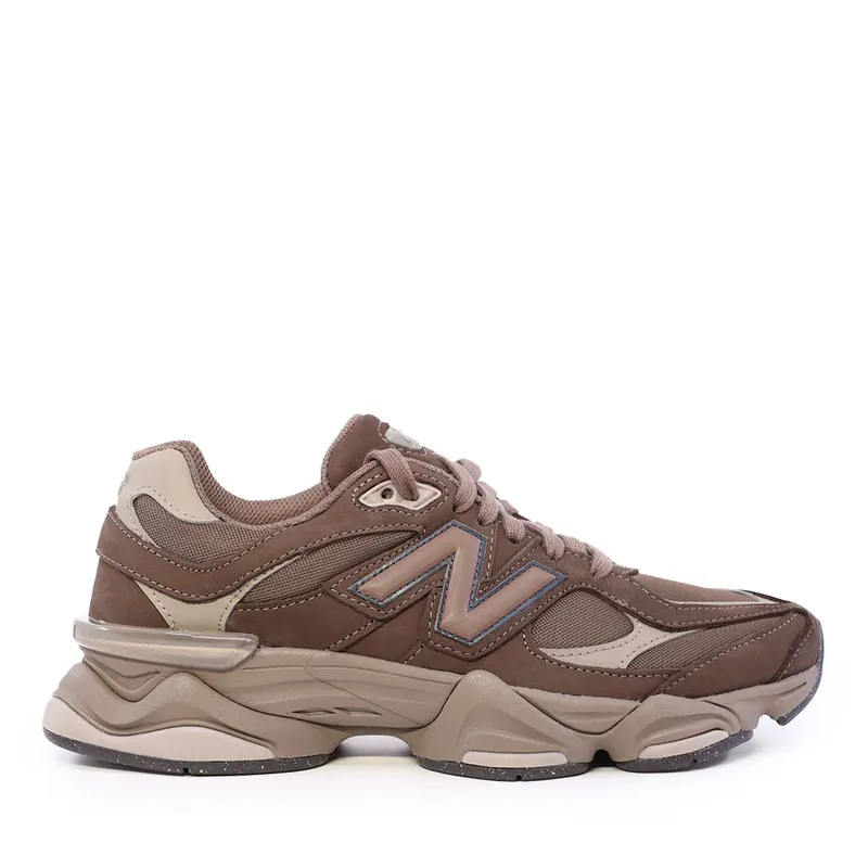 Sneakers bărbați New Balance 9060 maro din piele și material textil 2871BPS9060493VM