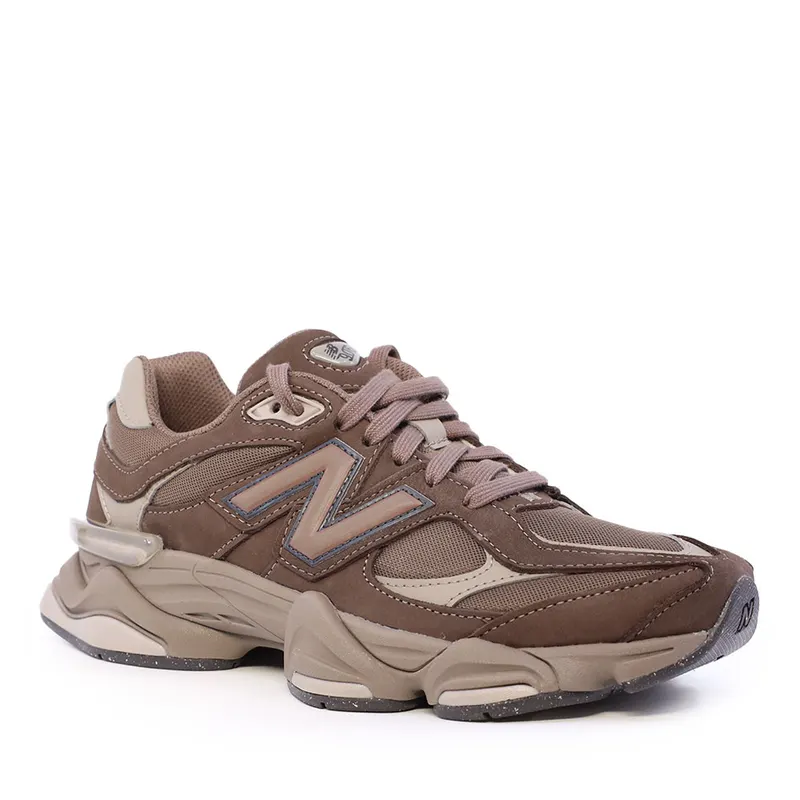 Sneakers bărbați New Balance 9060 maro din piele și material textil 2871BPS9060493VM — imaginea 2