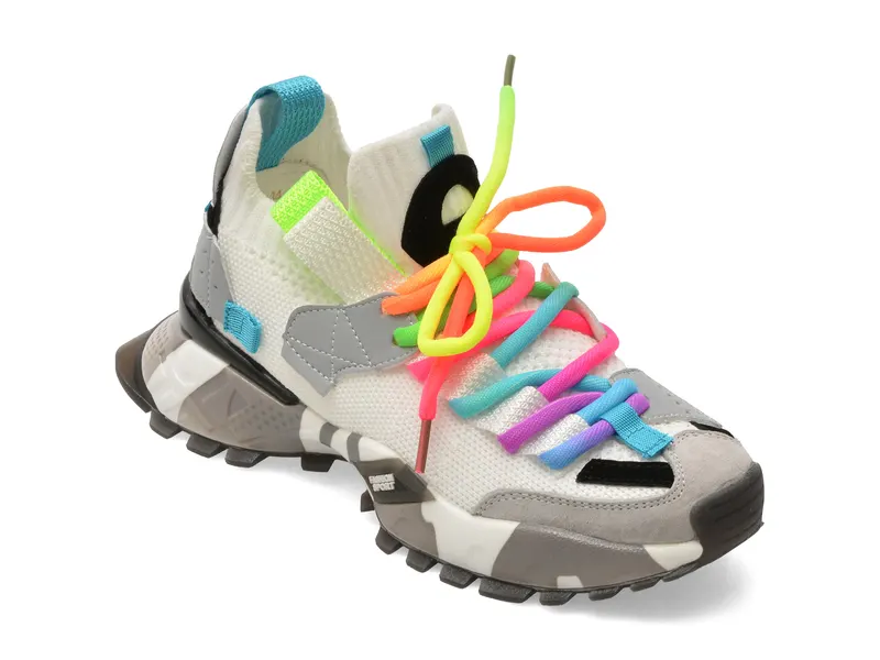 Pantofi sport SELECTION KIDS albi, 18159T, din material textil