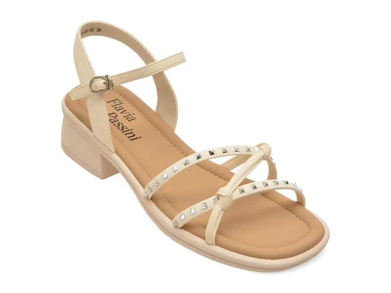 Sandale FLAVIA PASSINI bej, 880850, din piele ecologica