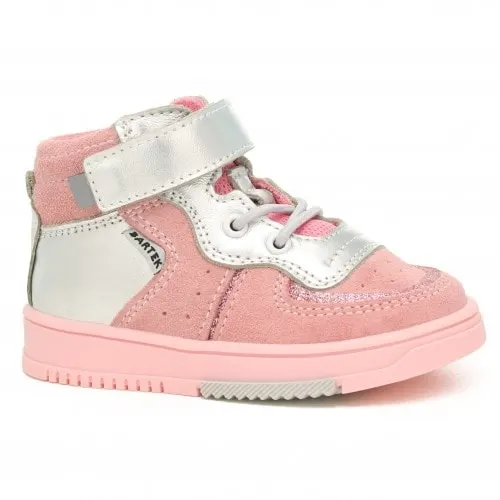Sneakers pentru fete BARTEK 11583007, roz-argintiu