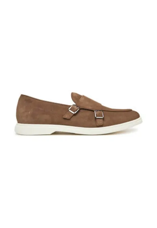 Pantofi barbatesti - piele naturala - maro elegant