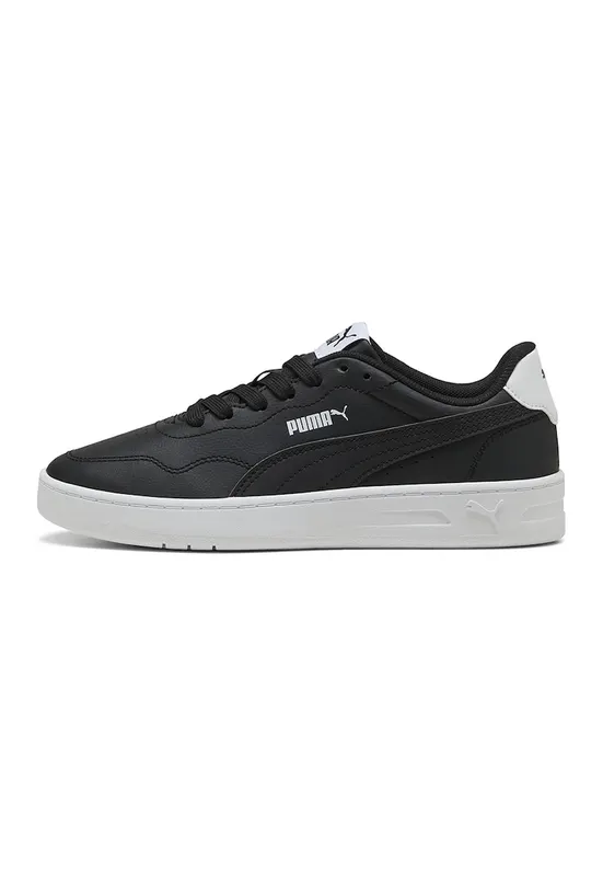 Pantofi sport Court Lally de piele ecologica - Negru