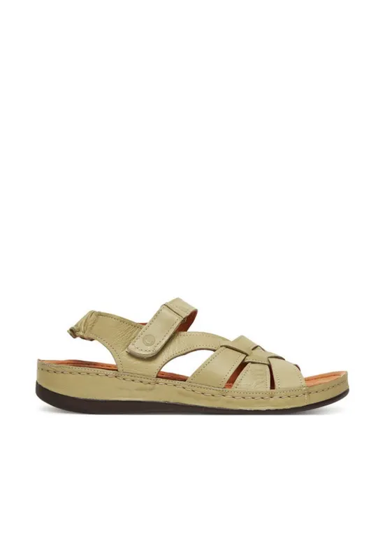 Sandale dama - 710215-07 - Piele naturala - Verde
