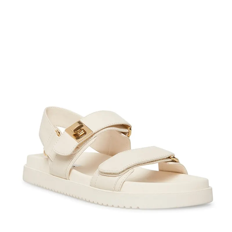 Sandale femei Steve Madden ivory din piele 1469dsmonaiv — imaginea 2