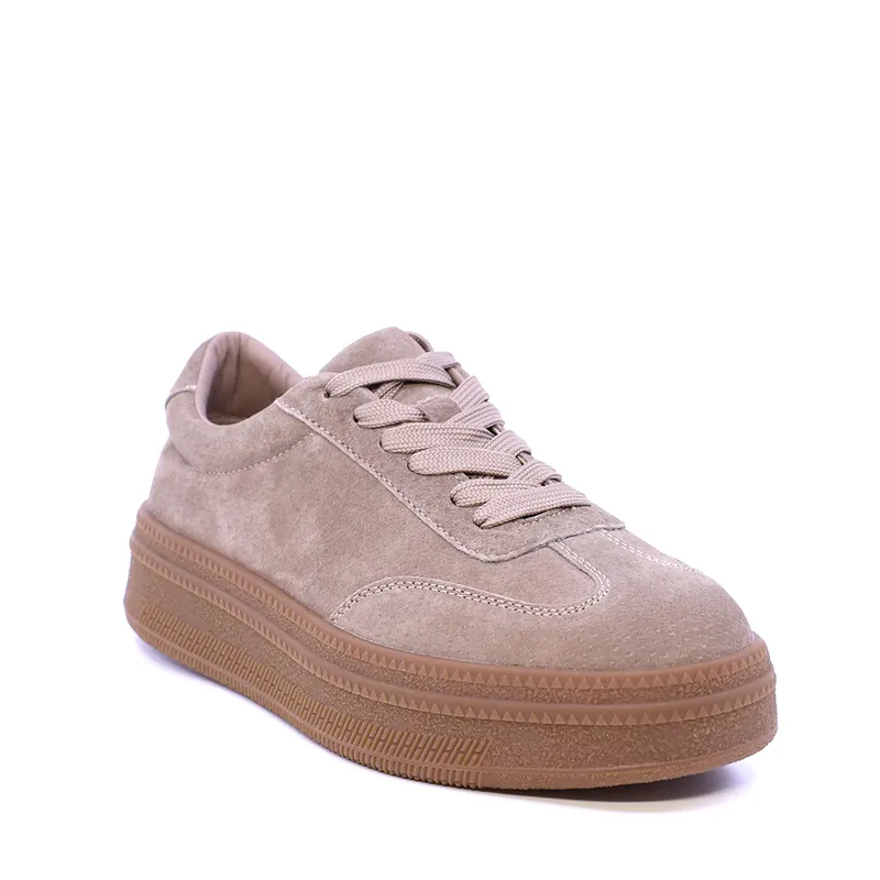 Sneakers femei Luca di Gioia taupe din piele întoarsă 1572dp5904vta — imaginea 2