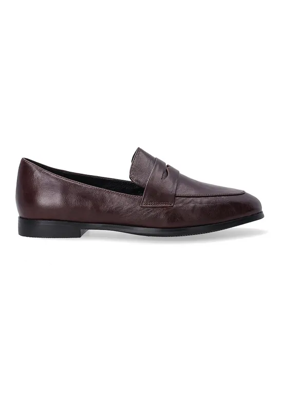 Pantofi loafer din piele - Maro