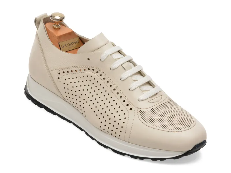 Pantofi sport LE COLONEL bej, 48942, din piele naturala