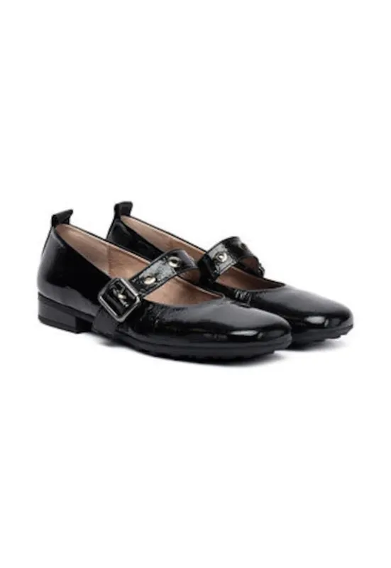 Pantofi negri din piele - Negru