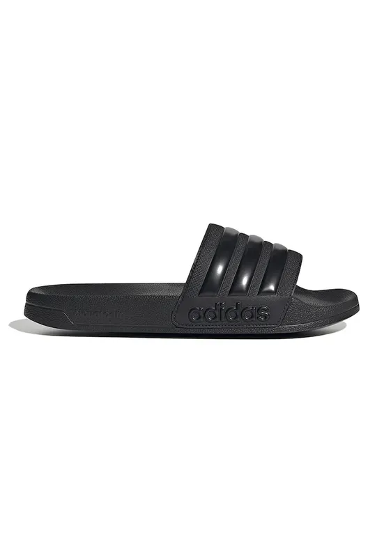 Papuci cu logo Adilette - Negru stins