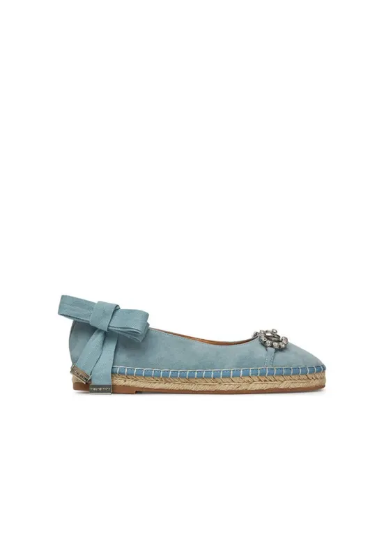 Espadrile dama V250250 - Piele naturala - Albastru