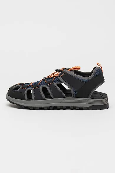 Sandale cu decupaje Alt Trek Wave - Gri inchis/Bleumarin