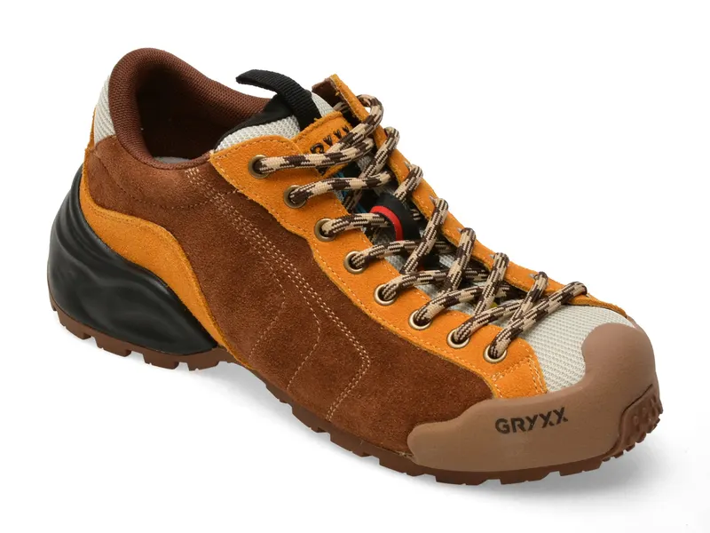 Pantofi sport multicolor, 26A01, din piele intoarsa
