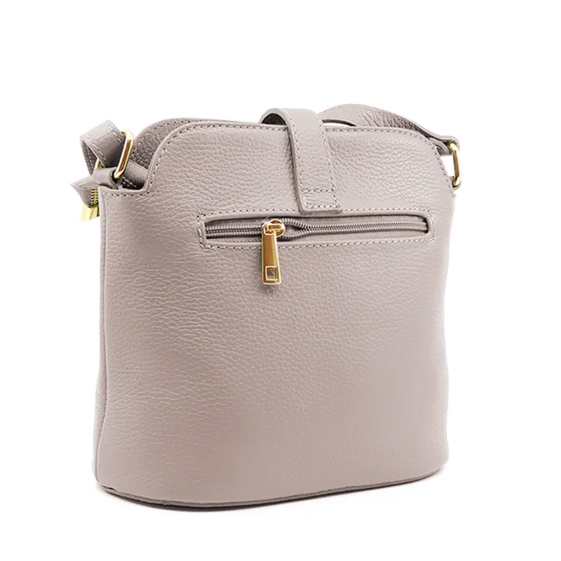 Poșetă crossbody femei Luca di Gioia nude din piele 144POSP1079NU — imaginea 2
