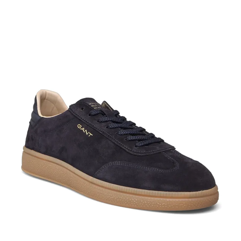 Sneakers bărbați Gant linia Cuzmo bleumarin din piele întoarsă 1741BP633204VBL — imaginea 2