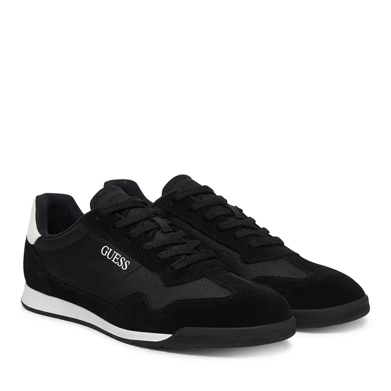 Sneakers bărbați Guess Drean negri din piele 921BPFMJDRESUE12VN — imaginea 2