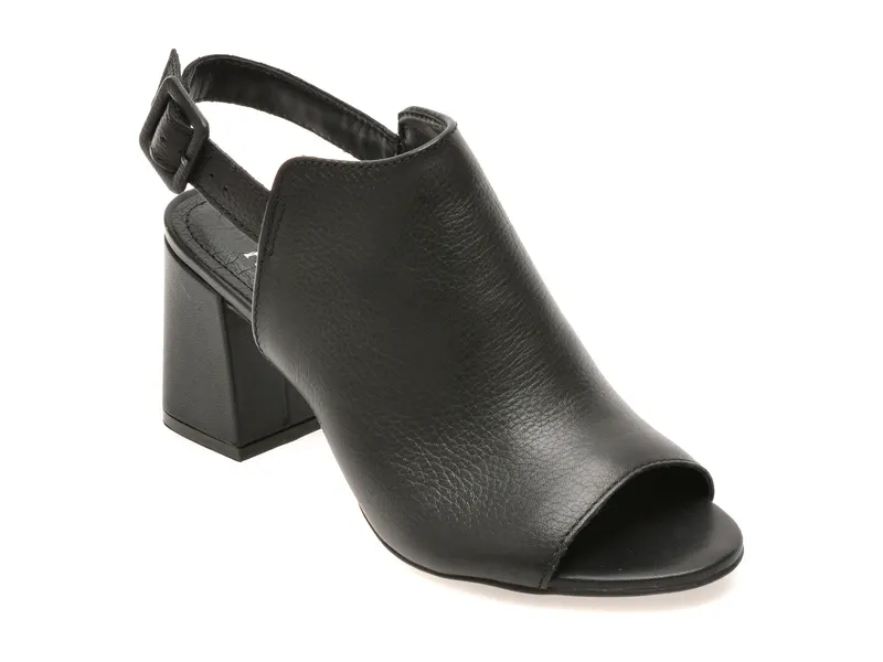 Sandale FLAVIA PASSINI negre, 372003, din piele naturala