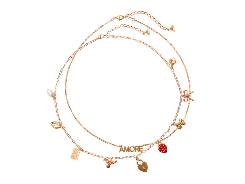 Colier auriu, LOVECHARMED 600, din metal