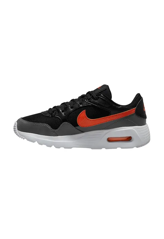 Pantofi sport cu garnituri din piele Air Max SC - Negru/Portocaliu mandarina/Gri inchis