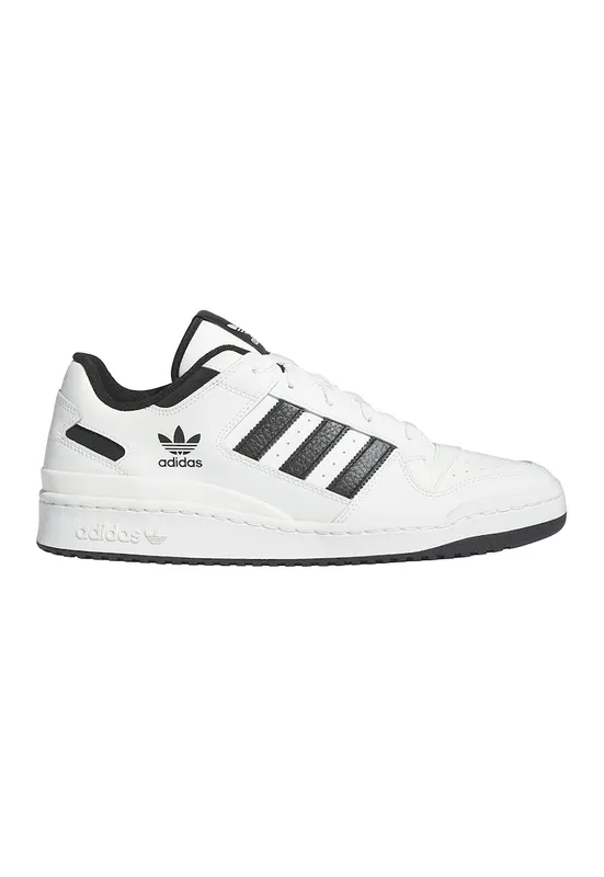 Pantofi sport din piele lacuita Forum - Negru/Alb optic