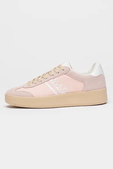 Pantofi sport cu insertii de piele intoarsa Jade - Lila/Roz