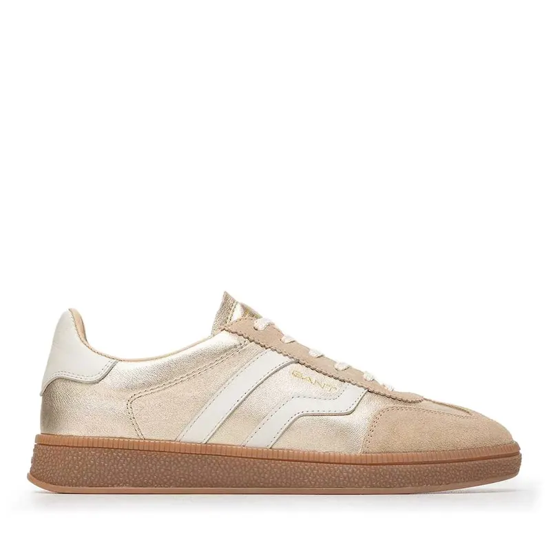 Sneakers femei Gant linia Cuzima aurii din piele 1741DP531199AU
