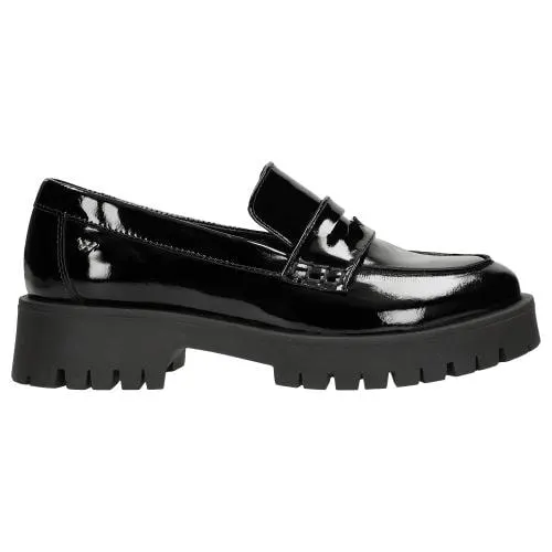 Mocasini negri lăcuiți damă