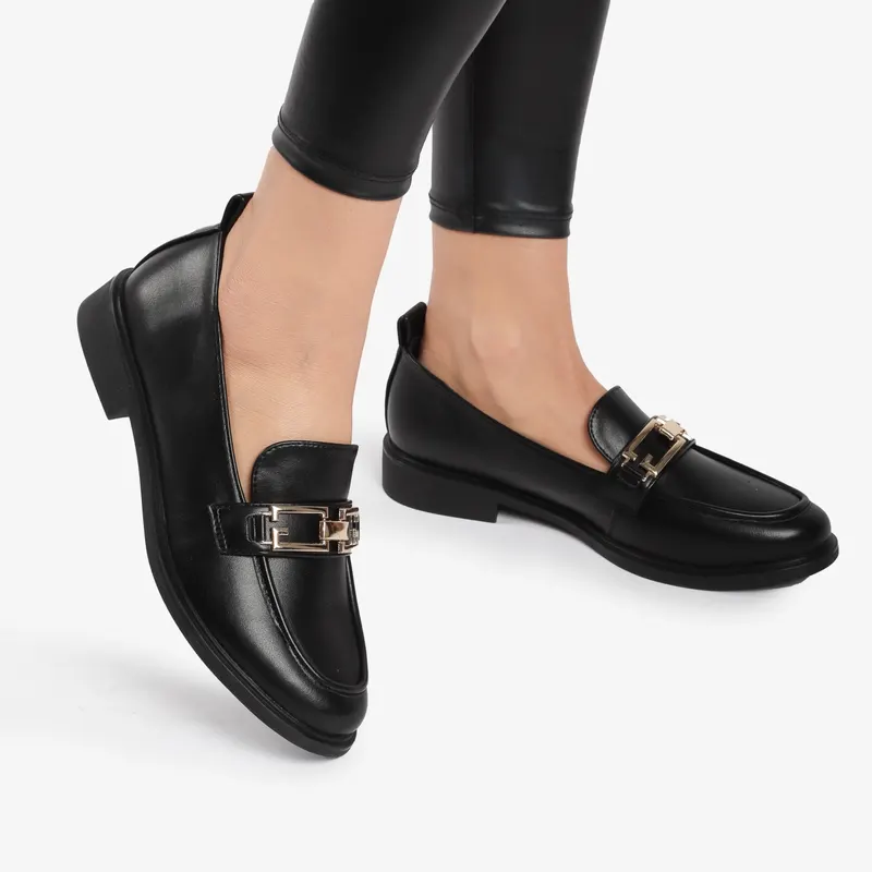 Mocasini dama din Piele Ecologica cu Branțul din Piele Naturala CRL0715