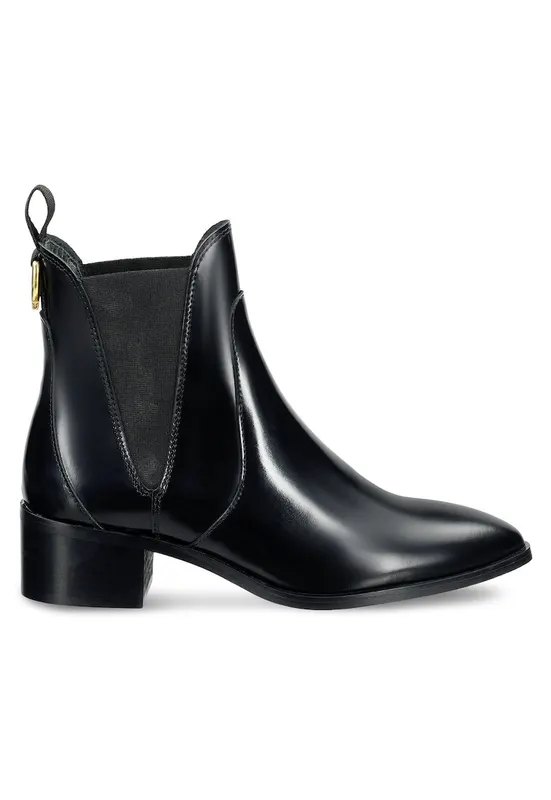 Botine dama 305605115 - Piele naturala - Negru
