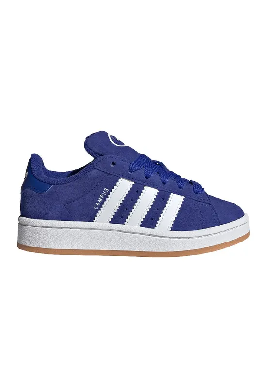 Pantofi sport Campus 00s din piele intoarsa - Alb/Albastru indigo