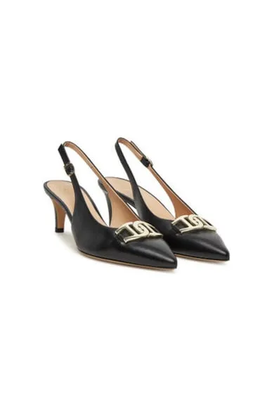 Sandale dama - 1251270 - Piele naturala - Negru