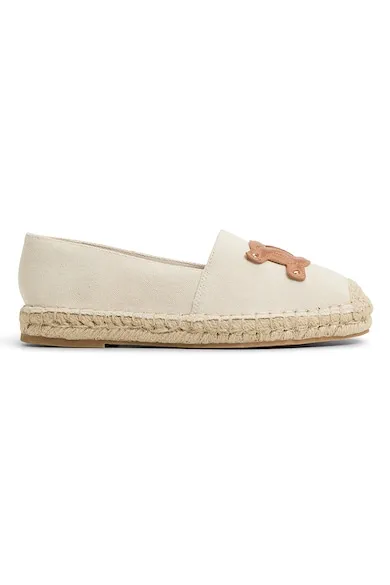Pantofi loafer cu garnituri de piele Santaclara - Maro/Crem