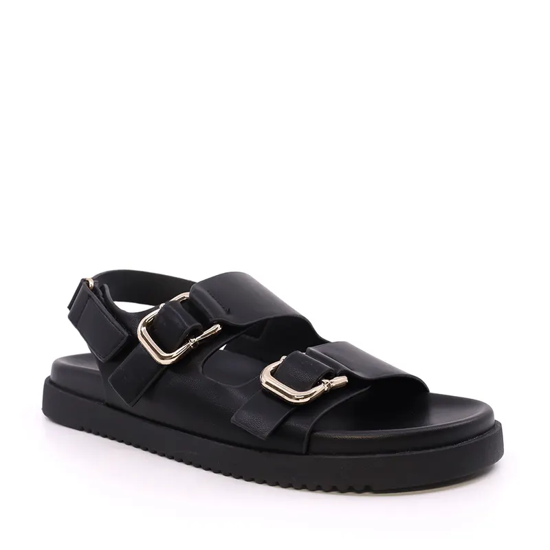 Sandale femei Solo Donna negre cu elemente deco 2549DS8981N — imaginea 2