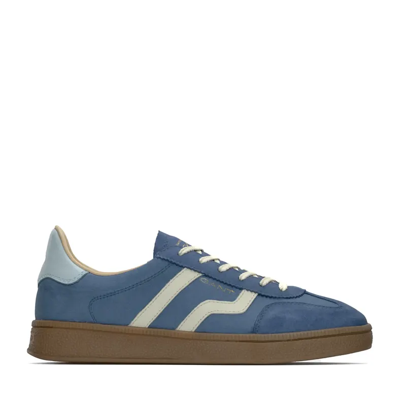 Sneakers femei Gant linia Cuzima albaștri din piele și textil 1741dp533198bl