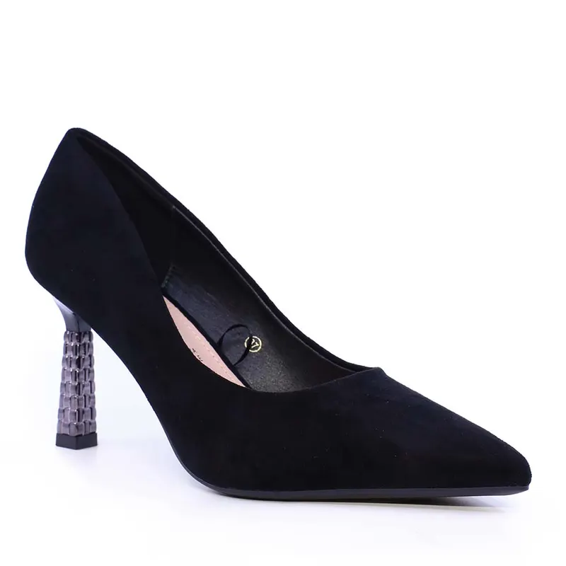 Pantofi stiletto femei Solo Donna negri 1162DP2561VN — imaginea 2