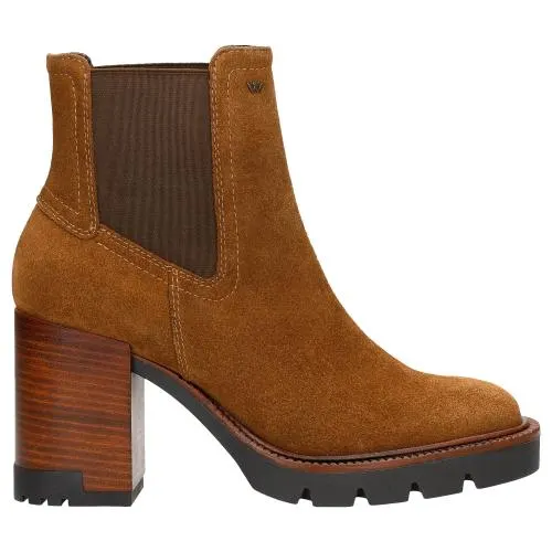 Botine stiletto maro cu toc damă